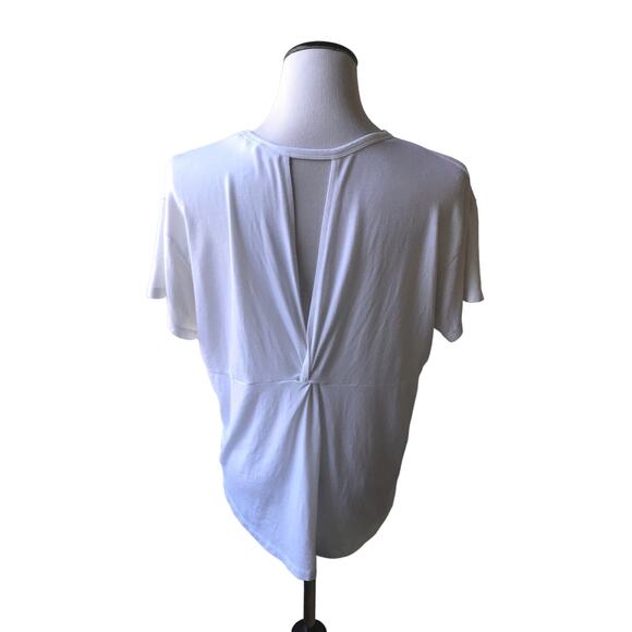 Athleta Cloudlight White Open Back T-Shirt - Picture 7 of 11
